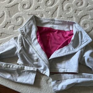 Lululemon bolero cropped moto jacket